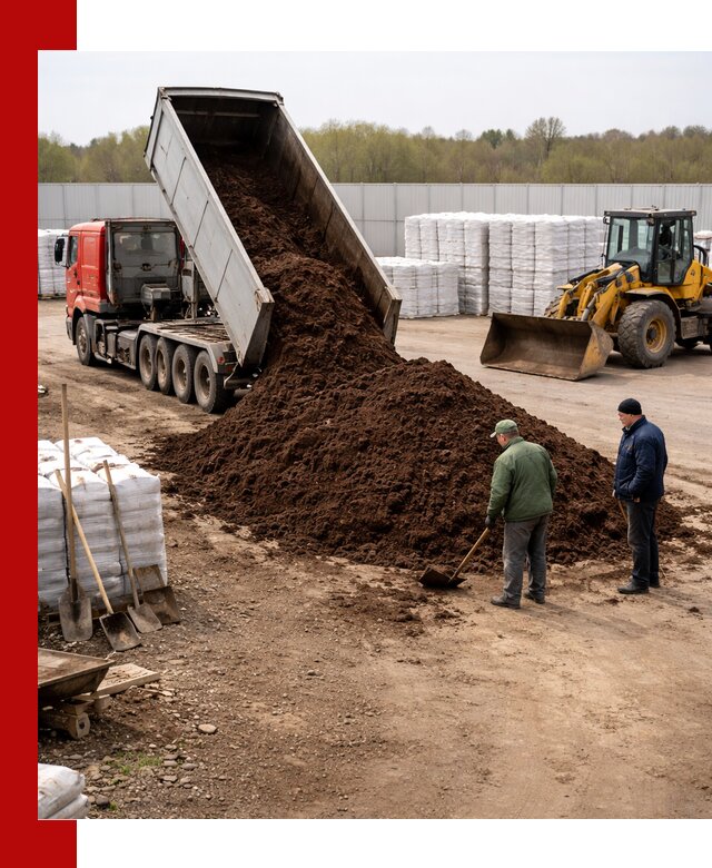 Доставка торфяных смесей оптом и в розницу в Тихвине