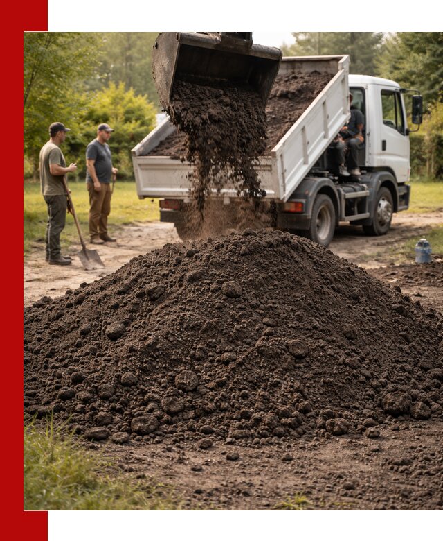 Доставка и продажа чернозема в Тихвине оптом и в розницу