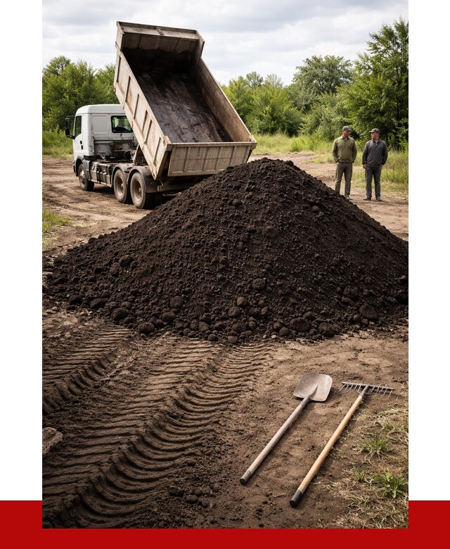 Купить чернозем навалом в Тихвине от 1311 р. за куб | ПРОНЕРУДТхв