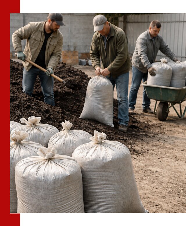 Купить чернозем в мешках с доставкой в Тихвине