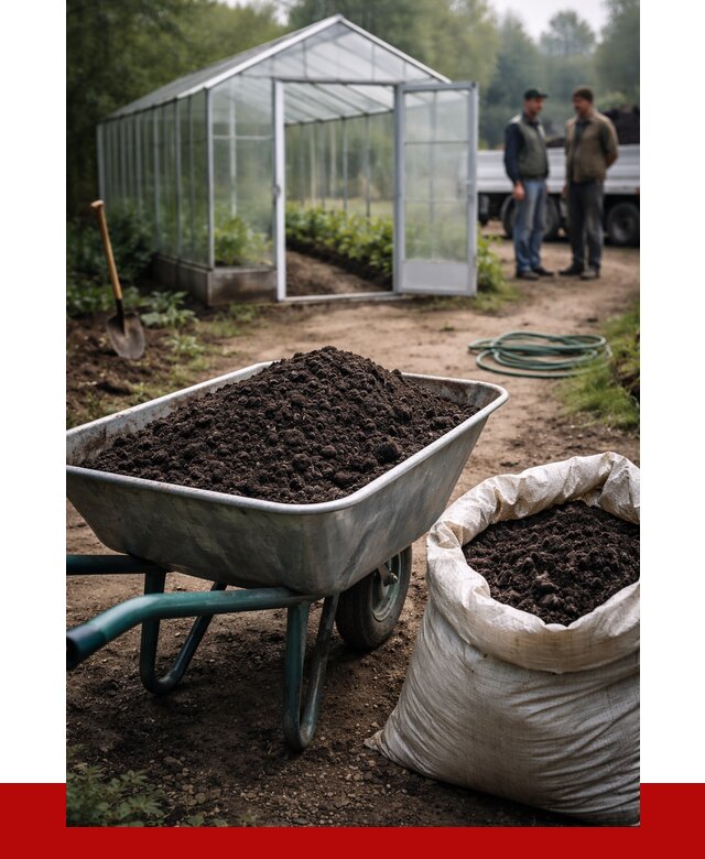 Чернозем для теплицы в Тихвине с доставкой от 1639 р. | ПРОНЕРУДТхв