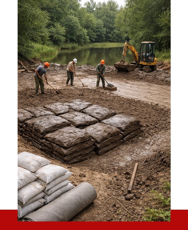 Купить глину для пруда в Тихвине от 4918 р. с доставкой | ПРОНЕРУДТхв