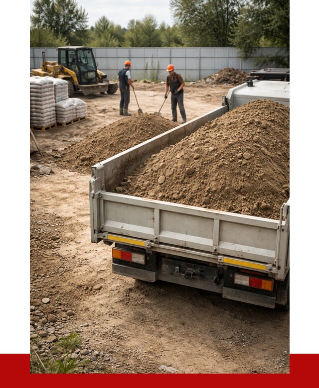 Супесь с доставкой в Тихвине от 2677 р. за куб | ПРОНЕРУДТхв