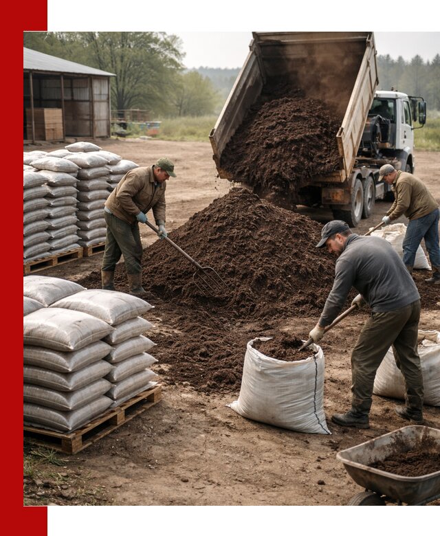 Доставка компоста оптом и в розницу в Тихвине