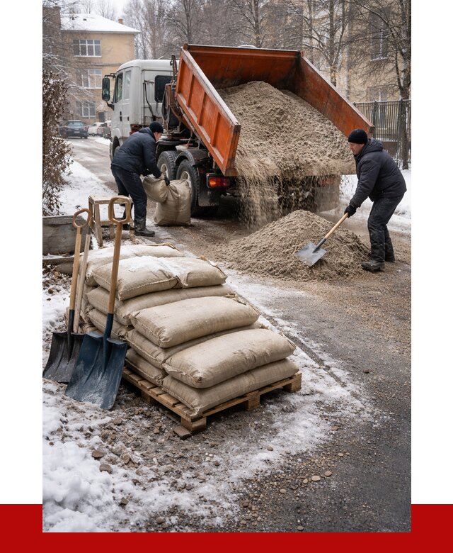 Противогололедные материалы оптом в Тихвине от 4590 р. | ПРОНЕРУДТхв