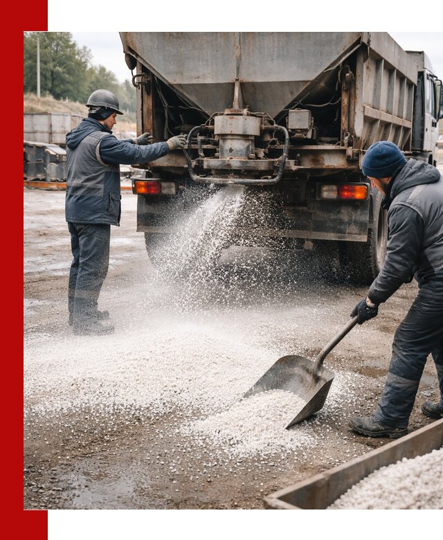 Доставка и продажа хлористого кальция в Тихвине