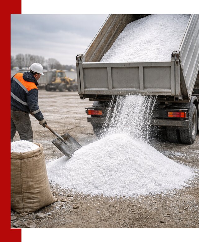 Поставка хлористого натрия оптом и в розницу в Тихвине