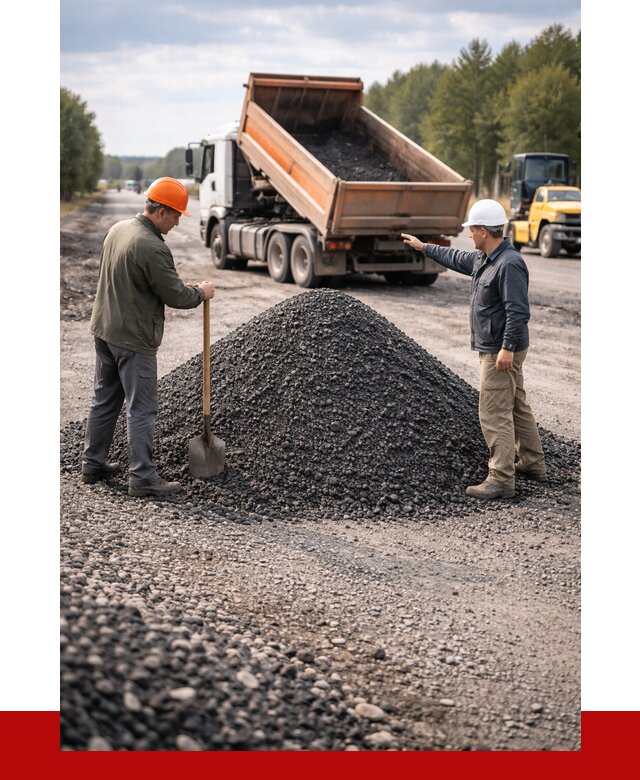 Купить асфальтовую крошку для дорог в Тихвине от 4590 р. | ПРОНЕРУДТхв