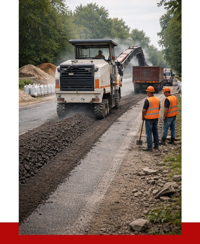 Фрезерованный асфальт в Тихвине от 2404 р./куб. | ПРОНЕРУДТхв