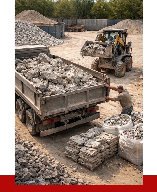 Купить бой бетона с доставкой в Тихвине от 5245 р. | ПРОНЕРУДТхв