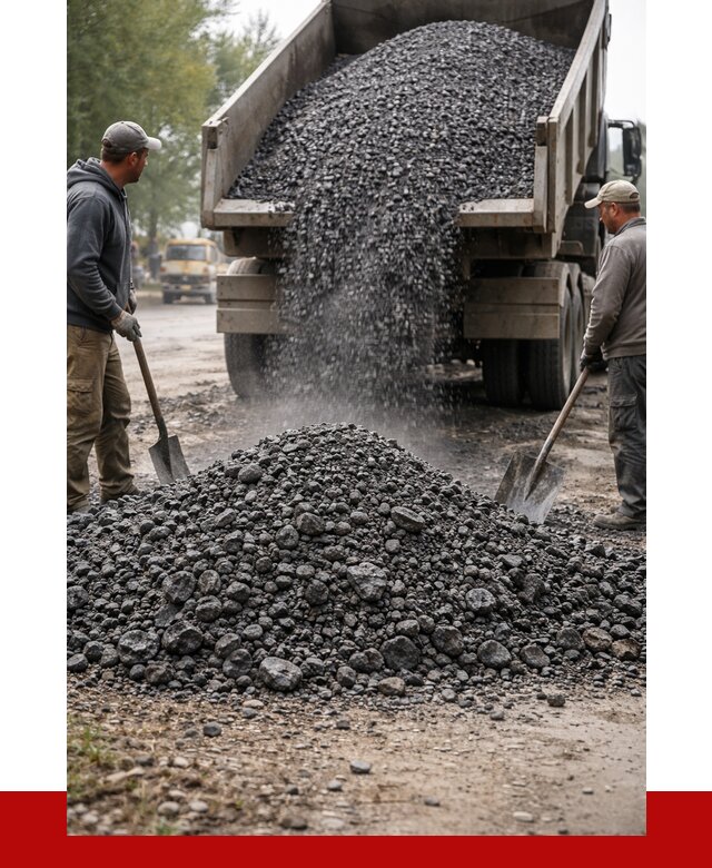 Дробленый асфальт в Тихвине от 3060 р. с доставкой | ПРОНЕРУДТхв