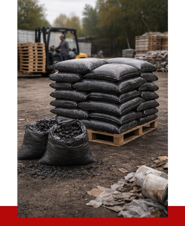Купить уголь в мешках с доставкой в Тихвине от 8196 р. | ПРОНЕРУДТхв