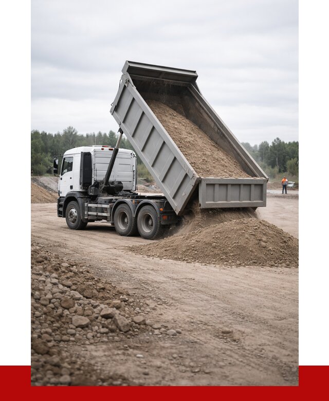 Доставка самосвалом 15 кубов в Тихвине от 7103 руб. | ПРОНЕРУДТхв