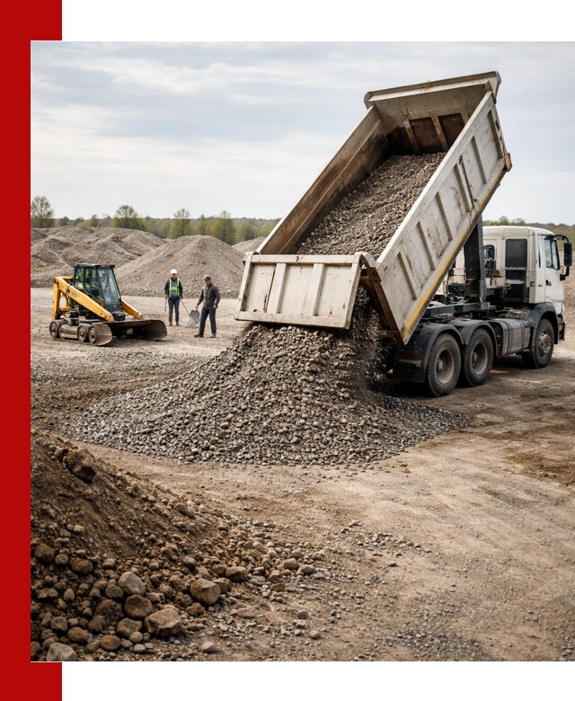 Доставка самосвалом 25 м³ в Тихвине быстро и надежно