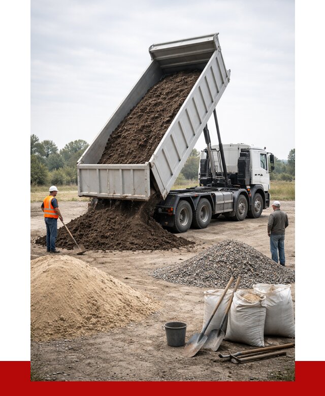 Доставка самосвалом 30 кубов в Тихвине от 9289 р. | ПРОНЕРУДТхв