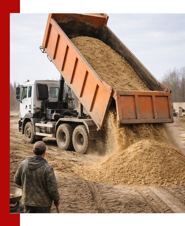 Аренда самосвала 20 тонн для перевозки грузов в Тихвине