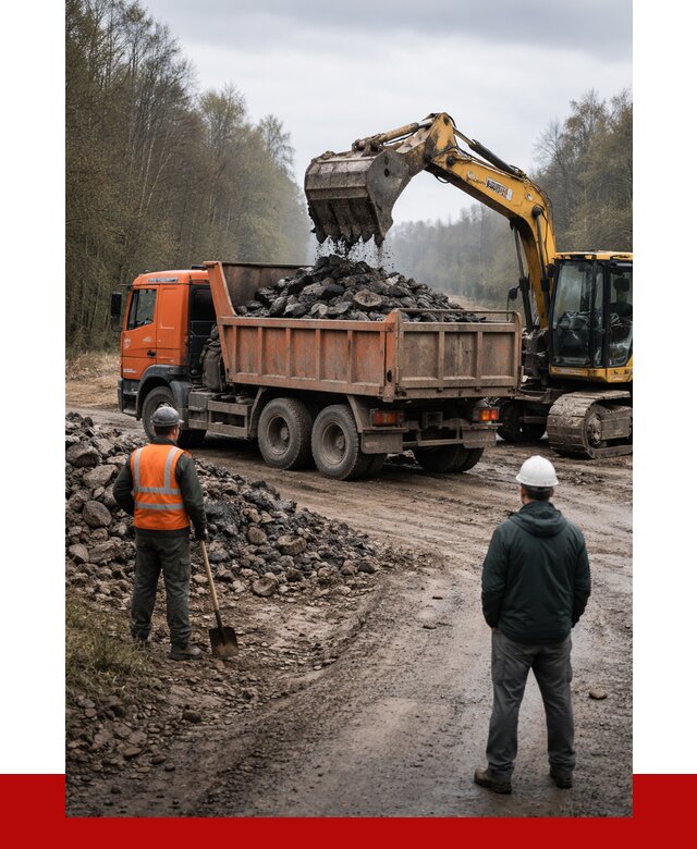 Вывоз асфальта в Тихвине от 4918 р. самосвалом ПРОНЕРУДТхв