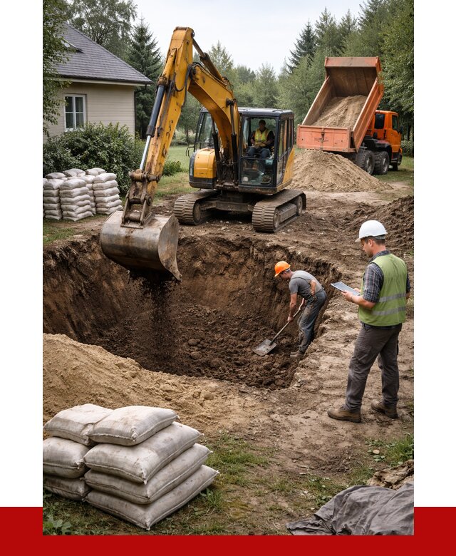Рытье котлована в Тихвине быстро от 4918 р. ПРОНЕРУДТхв
