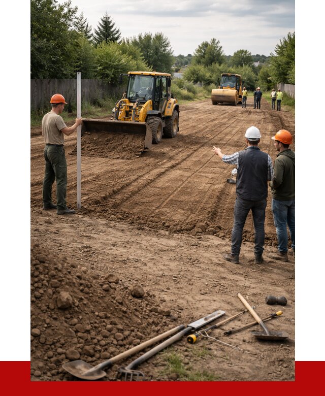 Планировка участка грунтом в Тихвине от 4918 р ПРОНЕРУДТхв