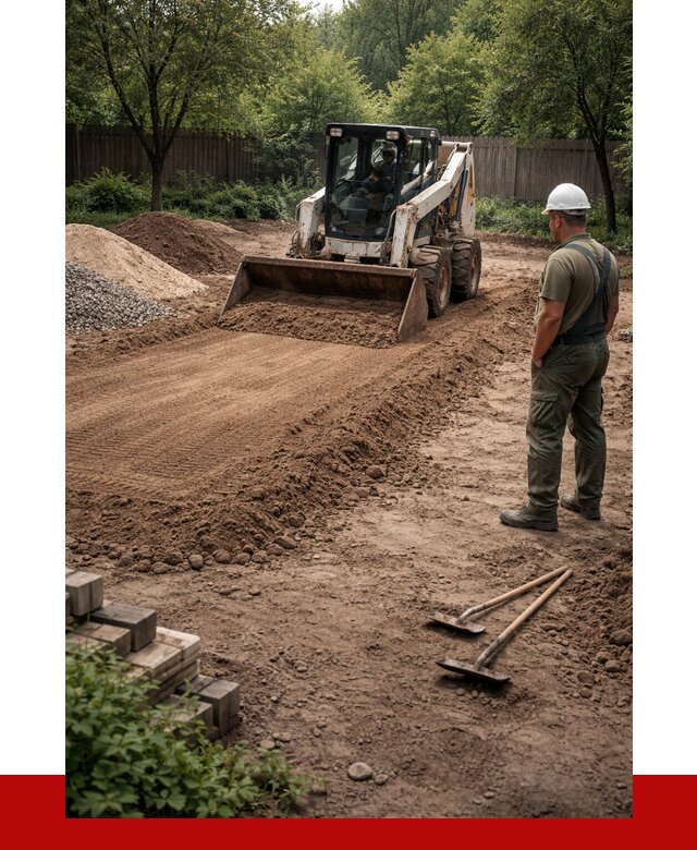Выравнивание участка под ключ в Тихвине от 3825 р. | ПРОНЕРУДТхв