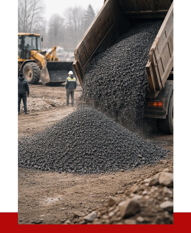 Асфальтовая крошка в Тихвине с доставкой от 1967 р. | ПРОНЕРУДТхв